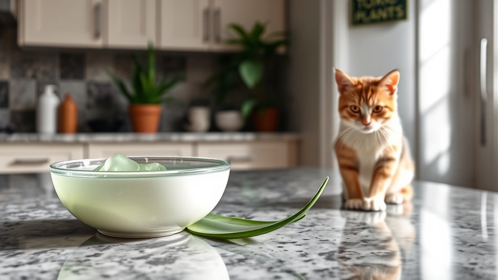 avoid aloe vera around cats