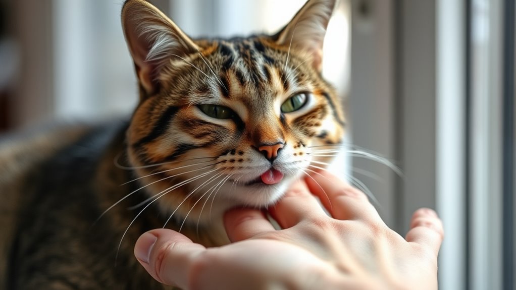 cat affection and grooming