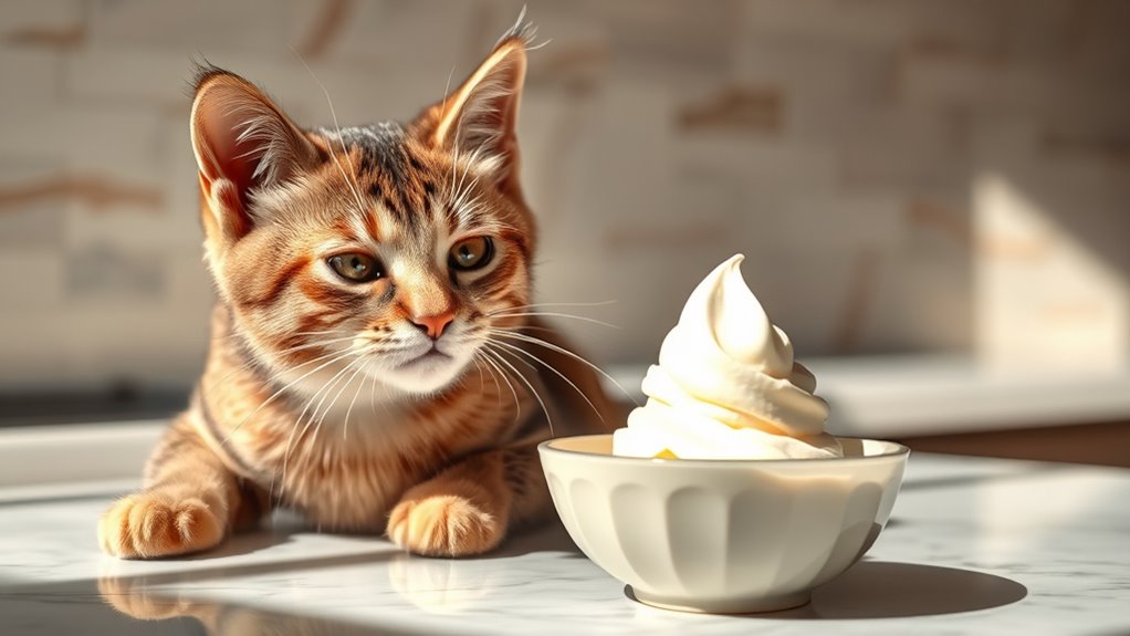 cats and ice cream safety