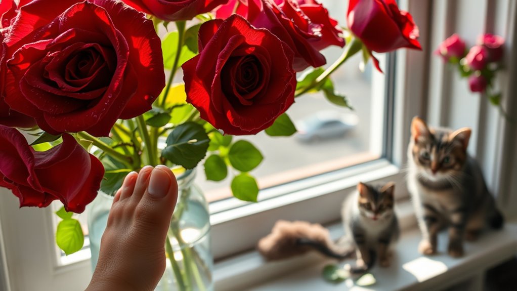 roses safety for cats