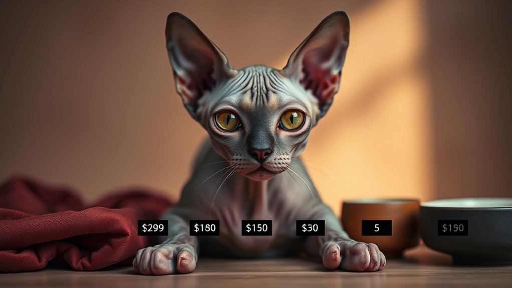 sphynx cat price ranges